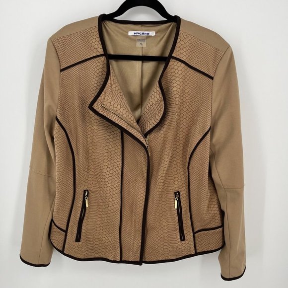 Peter Nygard Jackets & Blazers - INC International Concepts Tan Jacket for Women